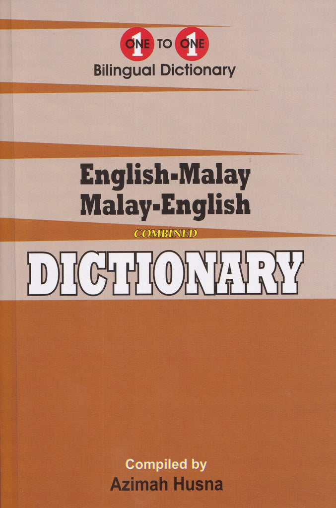 English-malay & Malay-english One-to-one Exam Dictionary 9781912826117 