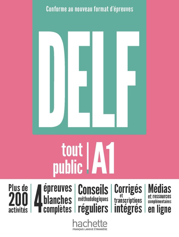 DELF tout public - Nouveau format d'épreuves (A1) - 9782016286579 - front cover