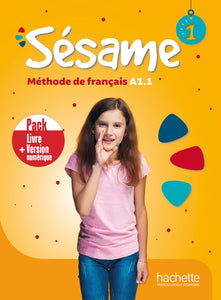 Sésame 1 · Pack Livre de l'élève + Version numérique -  9782017139454 - front cover 