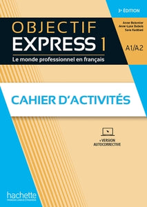 Objectif Express Cahier d'activités niveau 1 / Troisième Edition - 9782017175414 - front cover