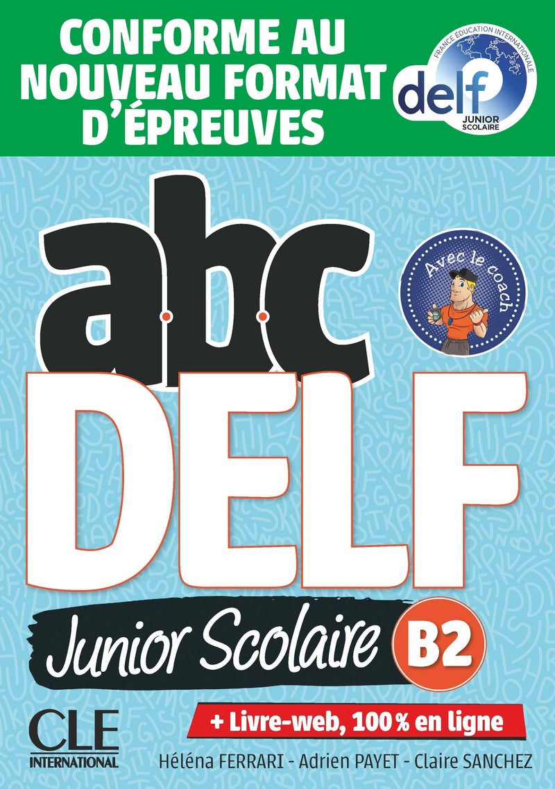 ABC DELF Junior scolaire - Niveau B2 + DVD - 9782090352221 - front cover