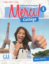 Merci! collège 1 - A1 - Livre de l'élève + Cahier d'activités + DVD - 9782090357110 - front cover