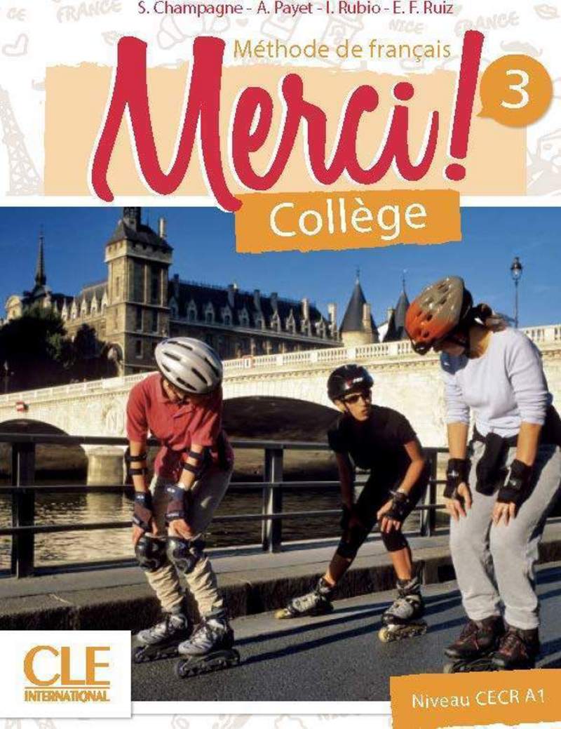 Merci! 3: College - A2 + DVD - 9782090357141 - front cover