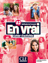 En vrai - Niveau A2 - Cahier d'activités + Audio - 9782090358858 - front cover