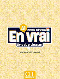 En vrai: Niveau A1 - Guide pédagogique - 9782090362213 - front cover