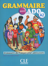 Grammaire point ado: Niveau A2 + CD - 9782090380040 - front cover