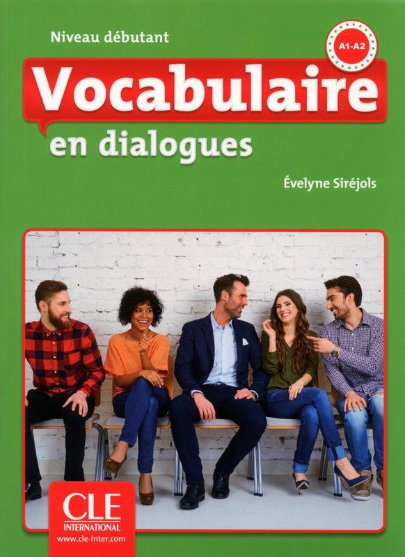 Vocabulaire en dialogues - Niveau débutant (A1/A2) - Livre + CD - 9782090380552 - front cover