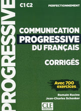 Communication progressive du français - Niveau perfectionnement (C1/C2) - Corrigés - 9782090380712 - front cover