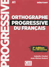 Orthographe progressive du français - Niveau débutant (A1) - Livre + CD - 9782090382167 - front cover