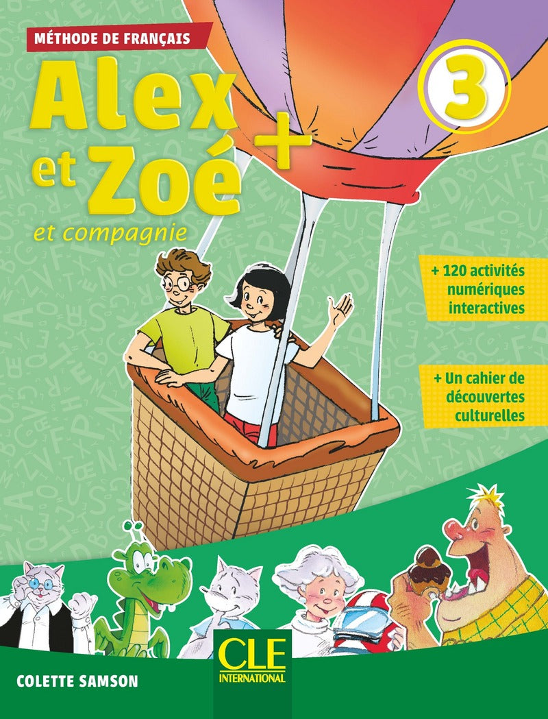 Alex et Zoé + 3 - Niveau A1 - Livre de l'élève + CD - 9782090384307 - front cover