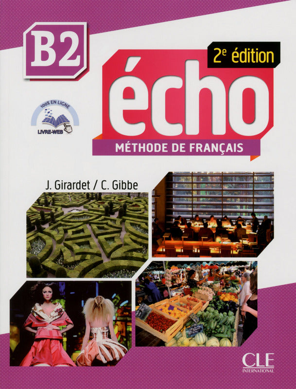 Écho - Niveau B2 - Livre de l'élève + CD - 9782090384956 - front cover