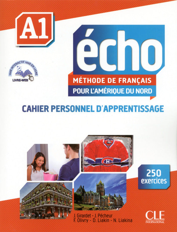 Echo pour l'Amérique du Nord: Cahier d'activités - A1 + CD - 9782090385106 - front cover