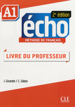 Echo - Niveau A1 - Guide pédagogique - 2ème édition - 9782090385915 - front cover