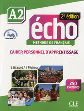 Écho: Cahier d'activités - A2 + CD - 9782090385939 - front cover 