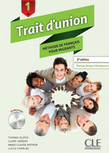 Trait d'union 1 - Niveaux A1.1/A1 - Livre de l'élève + CD - 9782090386523 - front cover