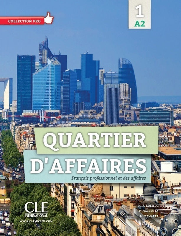 Quartier d'affaires: Livre de l'élève A2 + DVD - 9782090386608 - front cover