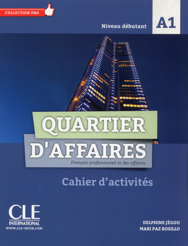 Quartier d'affaires - Niveau A1 - Cahier d'activités - 9782090386677 - front cover