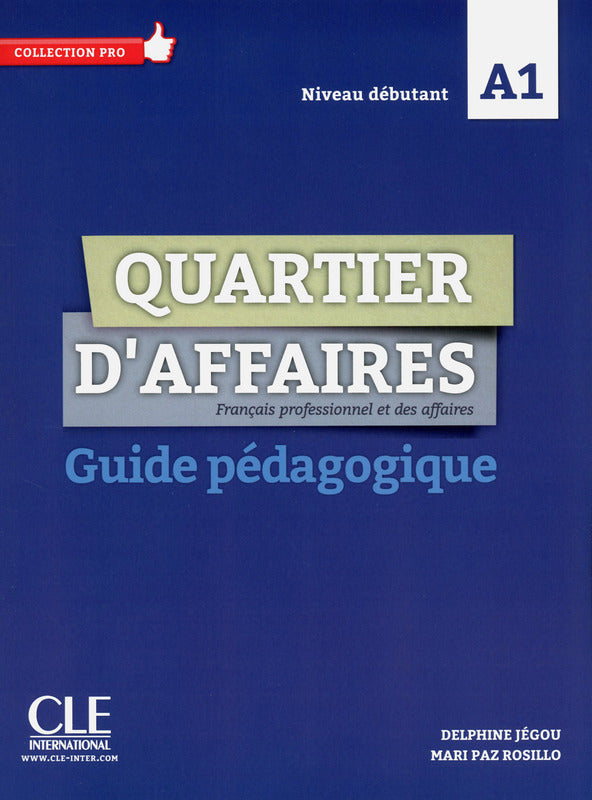 Quartier d'affaires: Guide pédagogique A1 - 9782090386684 - front cover