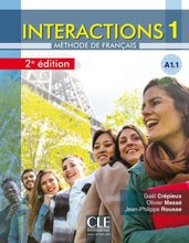 Interactions 1: Livre de l'élève - A1.1 + Audio - 9782090386974 - front cover