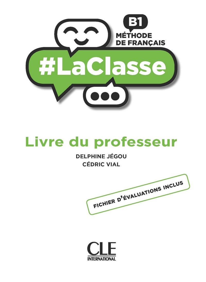 #LaClasse - Guide pédagogique - B1 - 9782090389753 - front cover