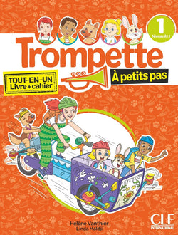 Trompette à petits pas 1: A1.1 - Livre de l'élève + Cahier d'activités + audio online - 9782090396874 - front cover