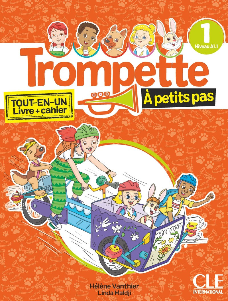 Trompette à petits pas 1: A1.1 - Livre de l'élève + Cahier d'activités + audio online - 9782090396874 - front cover