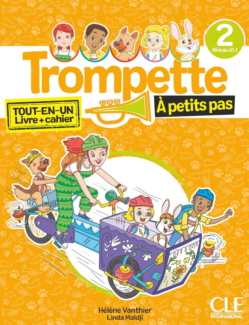 Trompette à petits pas 2: A1.1 - Livre de l'élève + Cahier d'activités + audio download - 9782090396881 - front cover