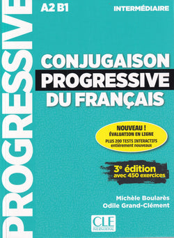 Conjugaison Progressive du français – Niveau intermédiaire – Version sans CD - 9782090398441 - front cover