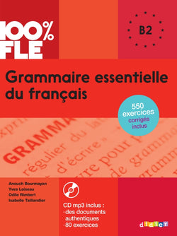 100% FLE - Grammaire essentielle du français B2 + CD - 9782278109265 - front cover