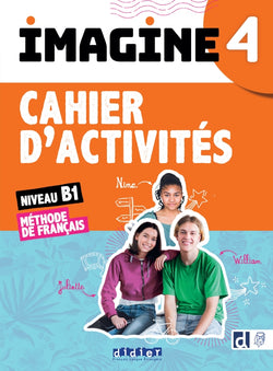 Imagine 4 - B1 Cahier + didierfle.app - 9782278110445 - front cover