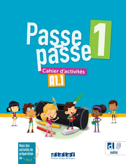 PASSE PASSE 1 - Cahier d'activities + didierfle.app - 9782278112012 - front cover