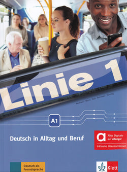 Linie 1 A1 - Hybride Ausgabe allango - Deutsch in Alltag und Beruf - 9783126070072 - front cover