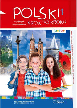 Junior Polski 1 - Krok po Kroku - Student's Textbook - 9788396317179 - front cover