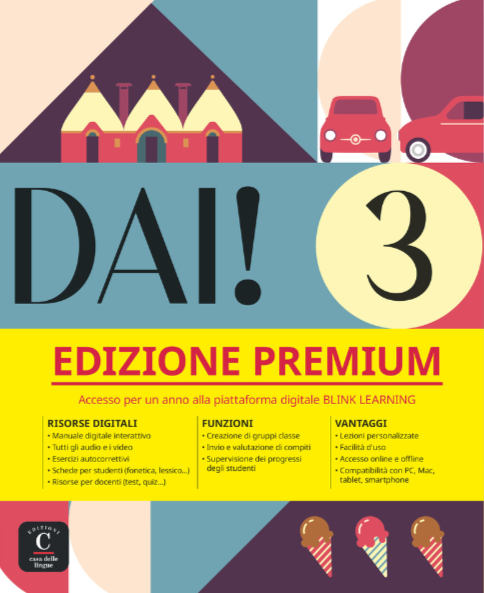 DAI! 3 Premium - Libro dello studente + esercizi  - 9788411571739 - front cover