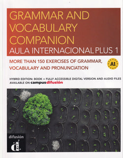 Aula Internacional Plus 1 - Grammar and Vocabulary Companion - Hybrid edition - 9788411573528 - front cover