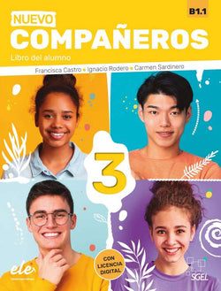 Nuevo Compañeros 3 - Libro del alumno + licencia digital. B1.1 -9788417730512 - Front cover 