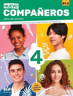 Nuevo Compañeros 4 - Libro del alumno + licencia digital - 9788417730543 - Front cover