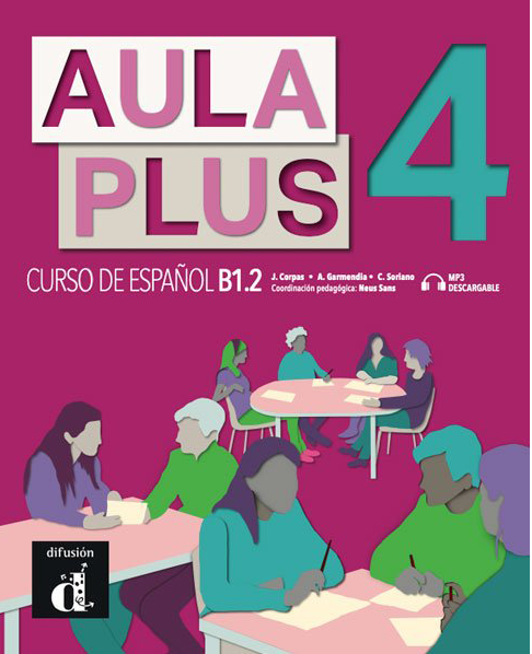 Aula Plus 4 - B1.2  Libro del alumno + MP3 descargable - 9788418625008 - front cover