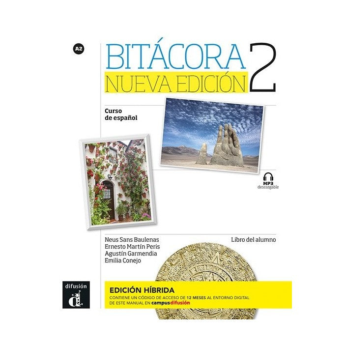 Bitácora Nueva edición 2 - Edición híbrida - Libro del alumno (A2) - 9788419236012 - front cover