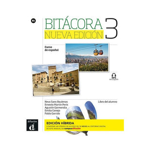 Bitácora Nueva edición 3 - Edición híbrida - Libro del alumno B1 + MP3 descargable - 9788419236029 - front cover