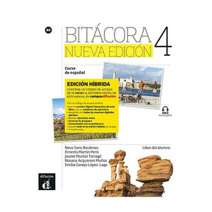 Bitácora Nueva edición 4 - Edición híbrida - Libro del alumno (B2) - 9788419236036 - front cover