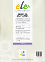 Temas de Gramática - Nivel Superior - 9788497784290 - back cover