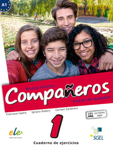 Compañeros 1 - Cuaderno de ejercicios + digital. Nueva Edición. A1 - 9788497789080 - Front cover