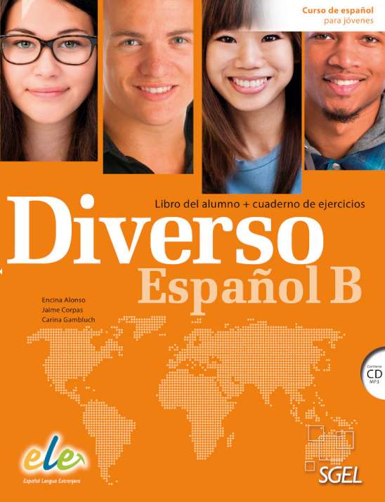 Diverso Español B - Libro del alumno + Cuaderno de ejercicios + CD (MP3) - 9788497789233 - front cover