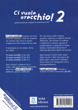 Ci vuole orecchio! 2 + audio online -  9788861821057 - back cover