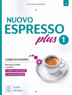 NUOVO Espresso plus 1 + audio e video online - 9788861828414 - front cover