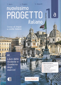 Nuovissimo Progetto italiano 1a + IDEE online code - Libro dello studente + Quaderno degli esercizi - 9788899358440 - front cover