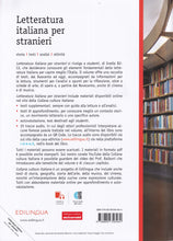 Letteratura italiana per stranieri - 9788899358464 - back cover