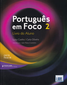 Português em Foco 2 - B1 Livro do Aluno + audio download - 9789897522178 - front cover