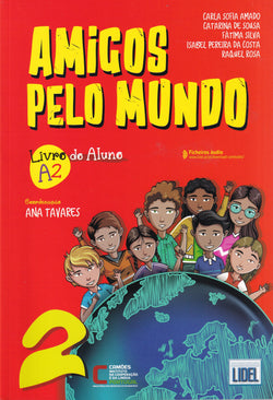 Amigos Pelo Mundo A2 - Livro do Aluno - 9789897527852 - front cover